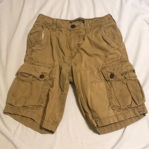 American eagle khaki shorts size 28